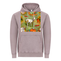 Vintage Zinc fall goats seamless pattern Vintage Hoodie - BundleAndBundleShop