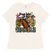 Bone long live cowgirls Ladies Tee - OliviaCreatesArt