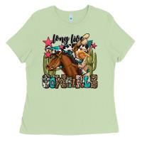Matcha long live cowgirls Ladies Tee - OliviaCreatesArt