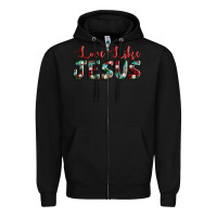 Black love like jesus Zipper Hoodie - AdoDesignShop