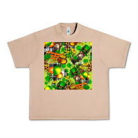 Burro St. Patrick's Donkey With Shamrock Seamless Urban Heavy Tee - FaDigitalArtStudio