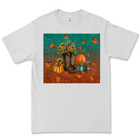 Dove Grey fall tumbler Premium Tee - RanaPortraitStore