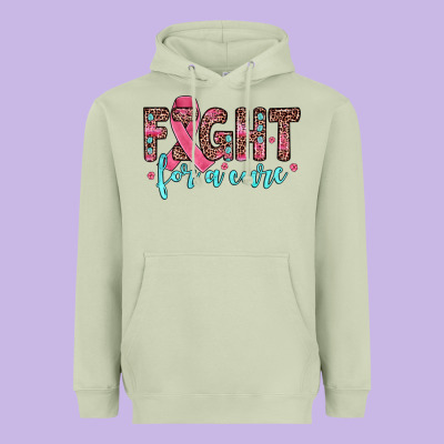 Fight For A Cure Heavyweight Hoodie Designed By Jahusdesignshop