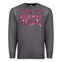 Charcoal Heather i wear pink for my mom Premium Sweatshirt - JahusDesignShop