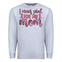 Heather Grey i wear pink for my mom Premium Sweatshirt - JahusDesignShop