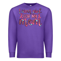Purple i wear pink for my mom Premium Sweatshirt - JahusDesignShop