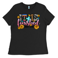 Black it is finished john 19 30 Ladies Tee - OliviaCreatesArt
