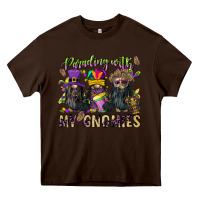 Chocolate Brown parading with my gnomies Heavy Core Tee - CowGirlArtShop