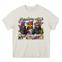 Cream parading with my gnomies Heavy Core Tee - CowGirlArtShop