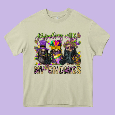 Parading With My Gnomies Heavy Core Tee Designed By Cowgirlartshop