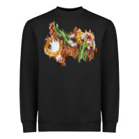 Black horseshoe cowhide cactus patch Heavyweight Sweatshirt - AdoDesignShop