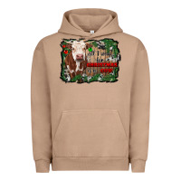 Pigment Burro all i want for christmas is a cow cowhide Urban Hoodie - RanaPortraitStore