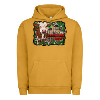 Pigment Peanut Butter all i want for christmas is a cow cowhide Urban Hoodie - RanaPortraitStore
