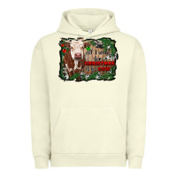 Pigment Pistachio all i want for christmas is a cow cowhide Urban Hoodie - RanaPortraitStore