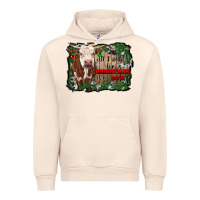 Sandshell all i want for christmas is a cow cowhide Urban Hoodie - RanaPortraitStore