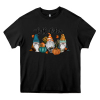 Black Fall Vibes Gnomes Heavy Core Tee - RanaPortraitStore