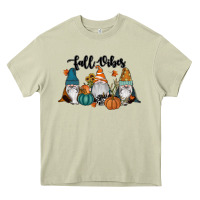 Mossy Fall Vibes Gnomes Heavy Core Tee - RanaPortraitStore