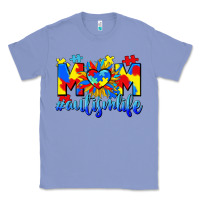 Colony Blue Mom Autism life Classic Tee - CowGirlArtShop