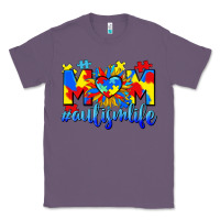 Lavender Mom Autism life Classic Tee - CowGirlArtShop
