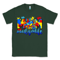 Sports Green Mom Autism life Classic Tee - CowGirlArtShop