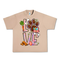 Burro Tie dye easter love dog paw Urban Heavy Tee - BundleAndBundleShop