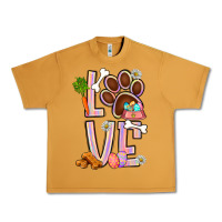 Peanut Butter Tie dye easter love dog paw Urban Heavy Tee - BundleAndBundleShop