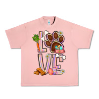 Salmon Tie dye easter love dog paw Urban Heavy Tee - BundleAndBundleShop