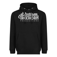 Black jackie treehorn productions Heavyweight Hoodie - DesigneFamous
