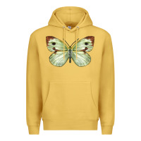 Antique Gold Cabbage Butterfly Premium Hoodie - LillyAllenDesigns