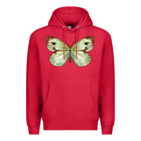 Cardinal Cabbage Butterfly Premium Hoodie - LillyAllenDesigns