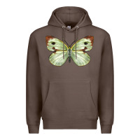 Coffee Cabbage Butterfly Premium Hoodie - LillyAllenDesigns