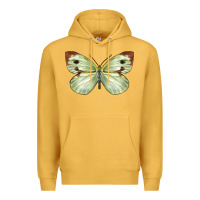 Mustard Cabbage Butterfly Premium Hoodie - LillyAllenDesigns