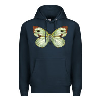 Navy Cabbage Butterfly Premium Hoodie - LillyAllenDesigns
