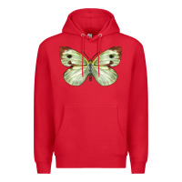 Red Cabbage Butterfly Premium Hoodie - LillyAllenDesigns