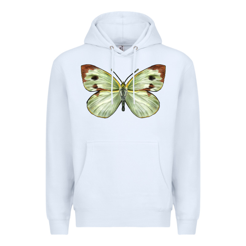 Cabbage Butterfly Premium Hoodie by LillyAllenDesigns | Teevron