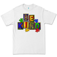 White Be kind Premium Tee - CowGirlArtShop