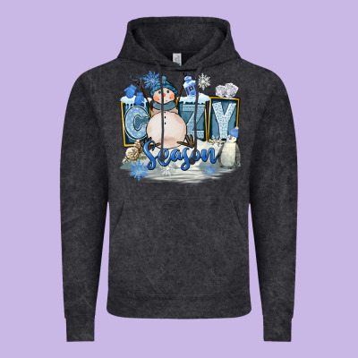 Cozy Season Vintage Hoodie Designed By Fadigitalartstudio