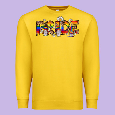 Pride Gnome Premium Sweatshirt Designed By Jahusdesignshop