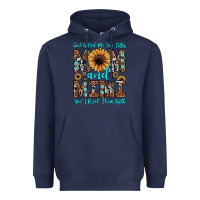 Navy god gifted me two titles mom and mimi  and i rock them both Heavyweight Hoodie - JahusDesignShop