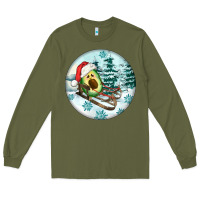 Army Green Slide Avocado Long Sleeve Tee - FaDigitalArtStudio