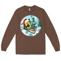 Chestnut Slide Avocado Long Sleeve Tee - FaDigitalArtStudio