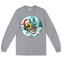 Heather Grey Slide Avocado Long Sleeve Tee - FaDigitalArtStudio