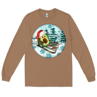 Toasted Coconut Slide Avocado Long Sleeve Tee - FaDigitalArtStudio