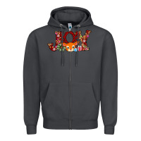 Smoke joy reindeer Zipper Hoodie - AdoDesignShop