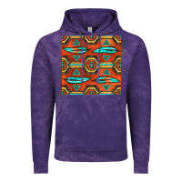 Cloud Purple native american aztec seamless pattern 2 Vintage Hoodie - BundleAndBundleShop