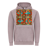Vintage Zinc native american aztec seamless pattern 2 Vintage Hoodie - BundleAndBundleShop