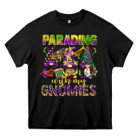 Black parading with my gnomies mardi gras Heavy Core Tee - CowGirlArtShop