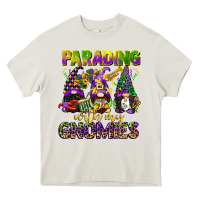 Parading With My Gnomies Mardi Gras Heavy Core Tee | Teevron