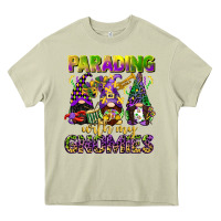 Mossy parading with my gnomies mardi gras Heavy Core Tee - CowGirlArtShop