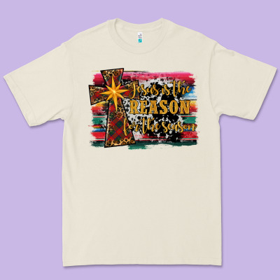 Jesus İs The Reason For The Season Christmas Premium Tee Designed By Ranaportraitstore